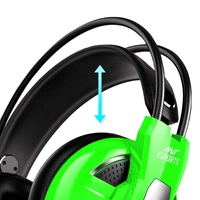 Ant Esports H520W World of Warships Edition Wired Gaming Headset for PC / PS4 / Xbox One/Nintendo Switch/Computer and Mobile - GREEN